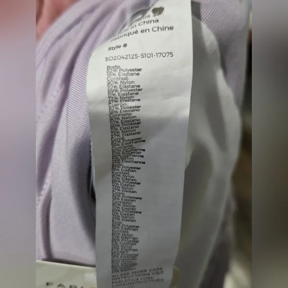 Fabletics Austyn Run Shorts Sky Purple White NWT 1X - Picture 5 of 10